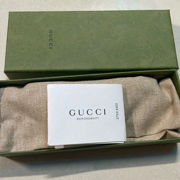 $ALE-Gucci Feline Round Metal Sunglasses - Picture 10 of 10